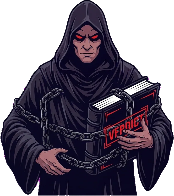 The Keeper, stern, book closed